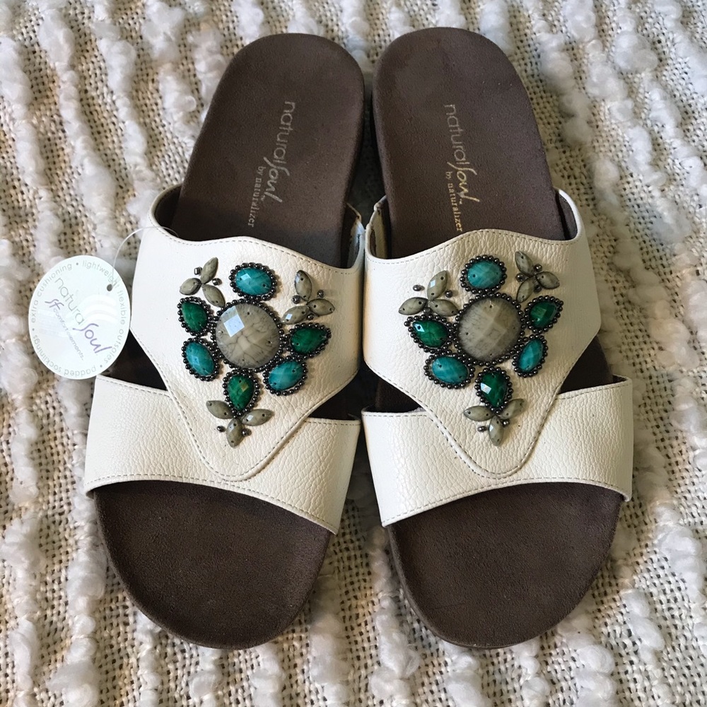 Naturalizer Natural Soul Beaded Sandal NWT Sz 9.5 - Picture 3 of 11